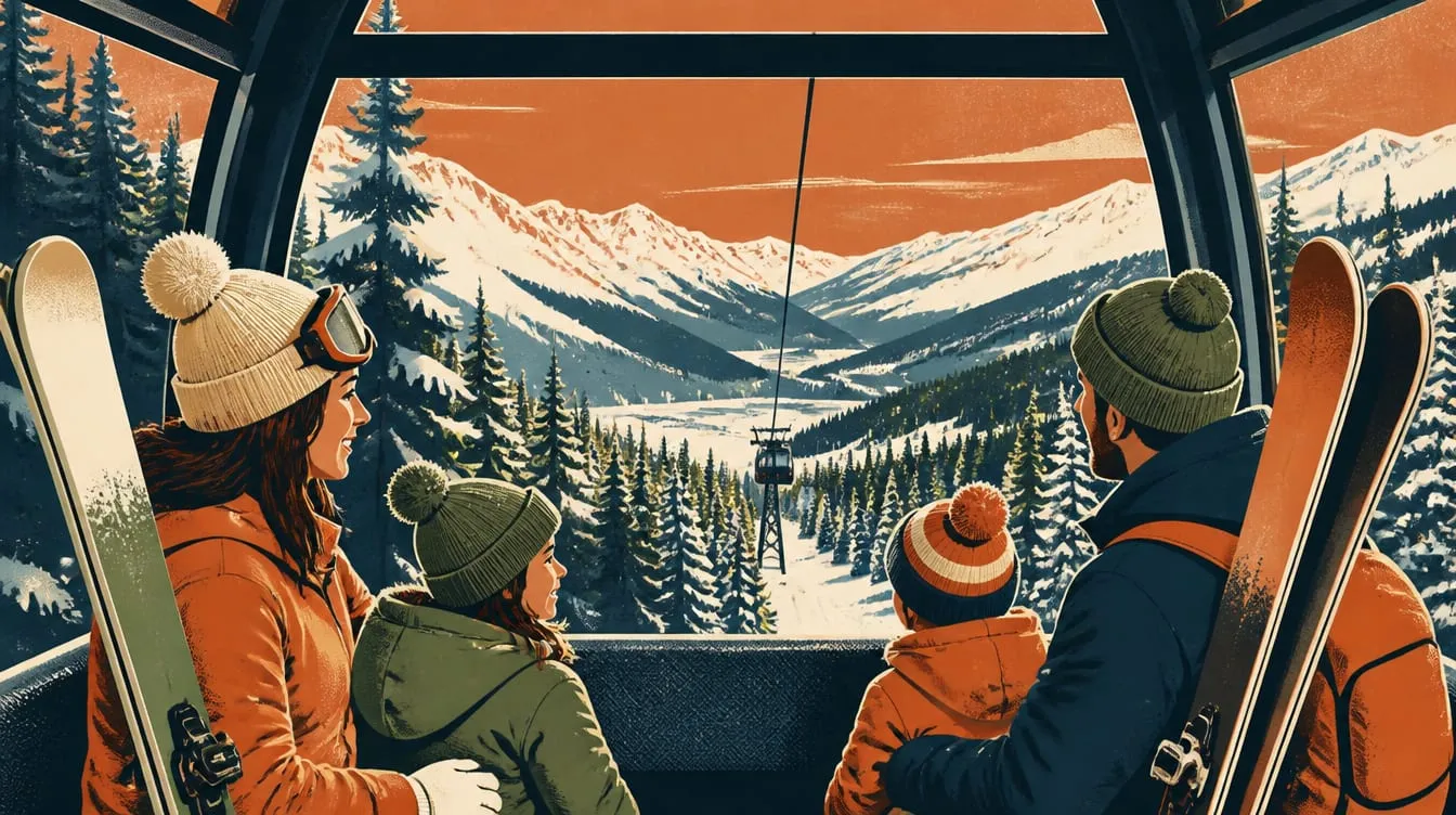 Eau d'Olle Express gondola: Allemond → Oz-en-Oisans