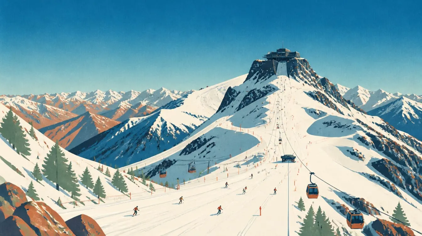 The Alpe d'Huez Grand Domaine from Oz