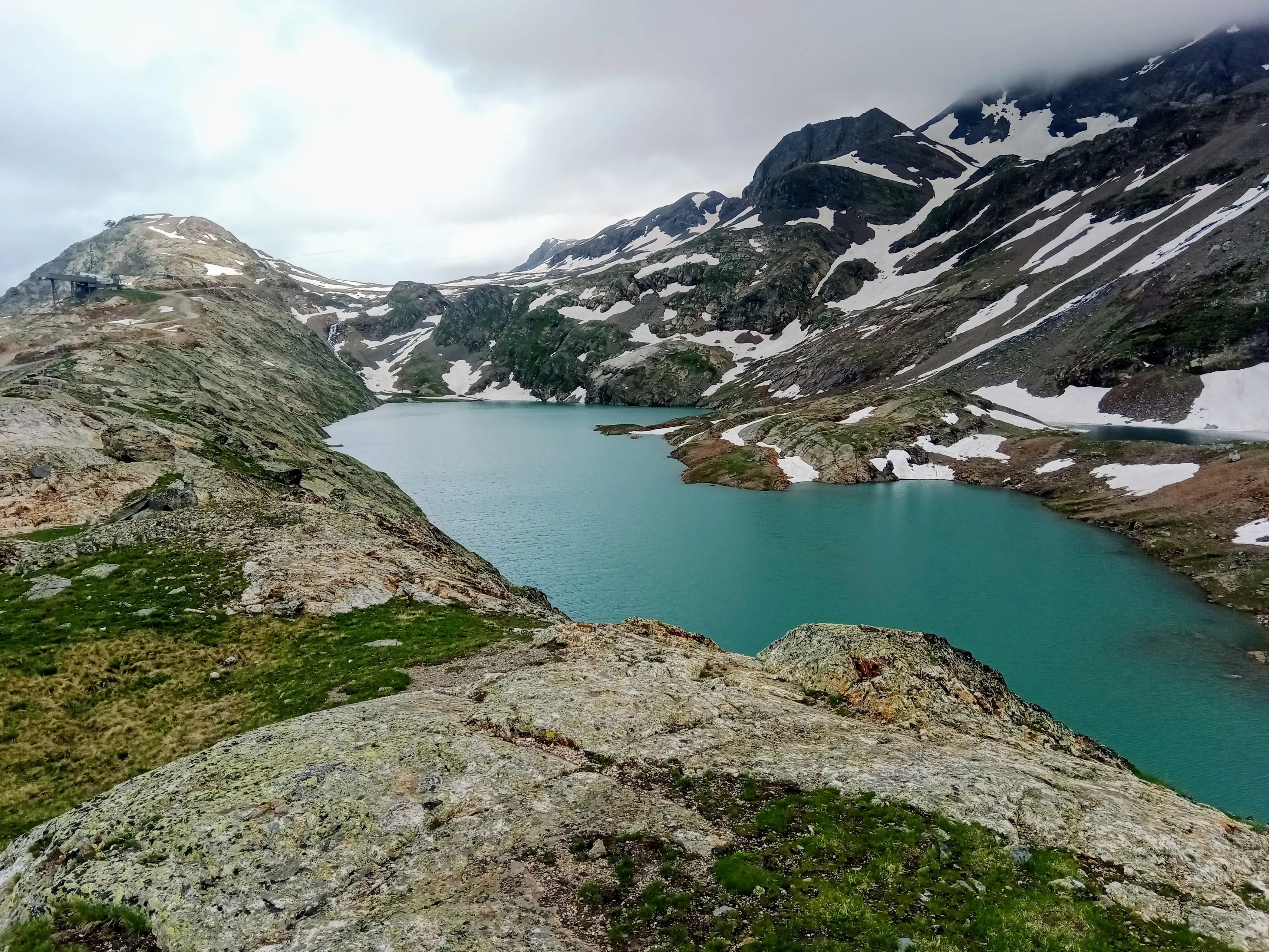 Lacs de l'Alpe d'Huez : Besson, Noir, Blanc depuis Oz
