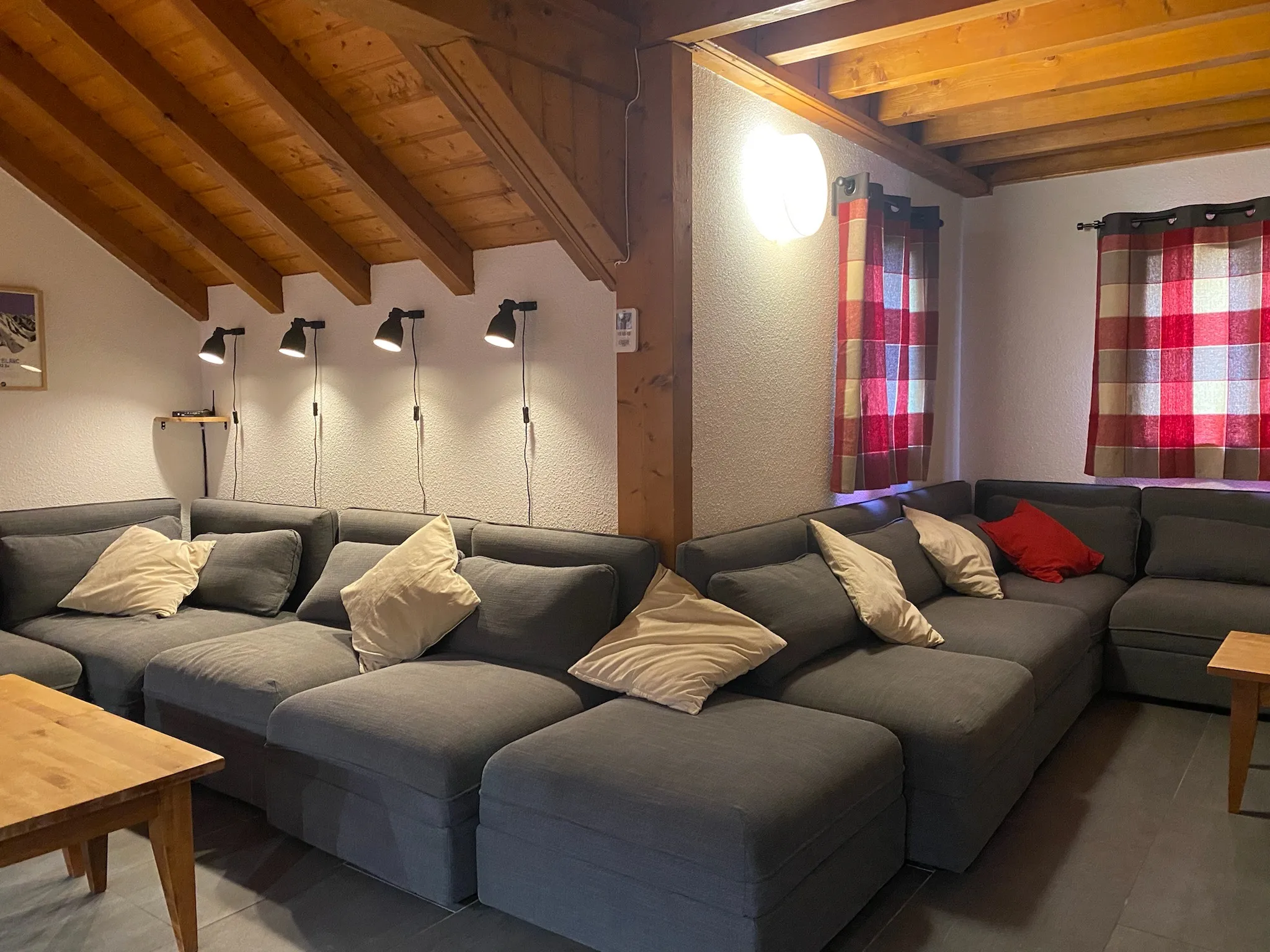 Le séjour du chalet