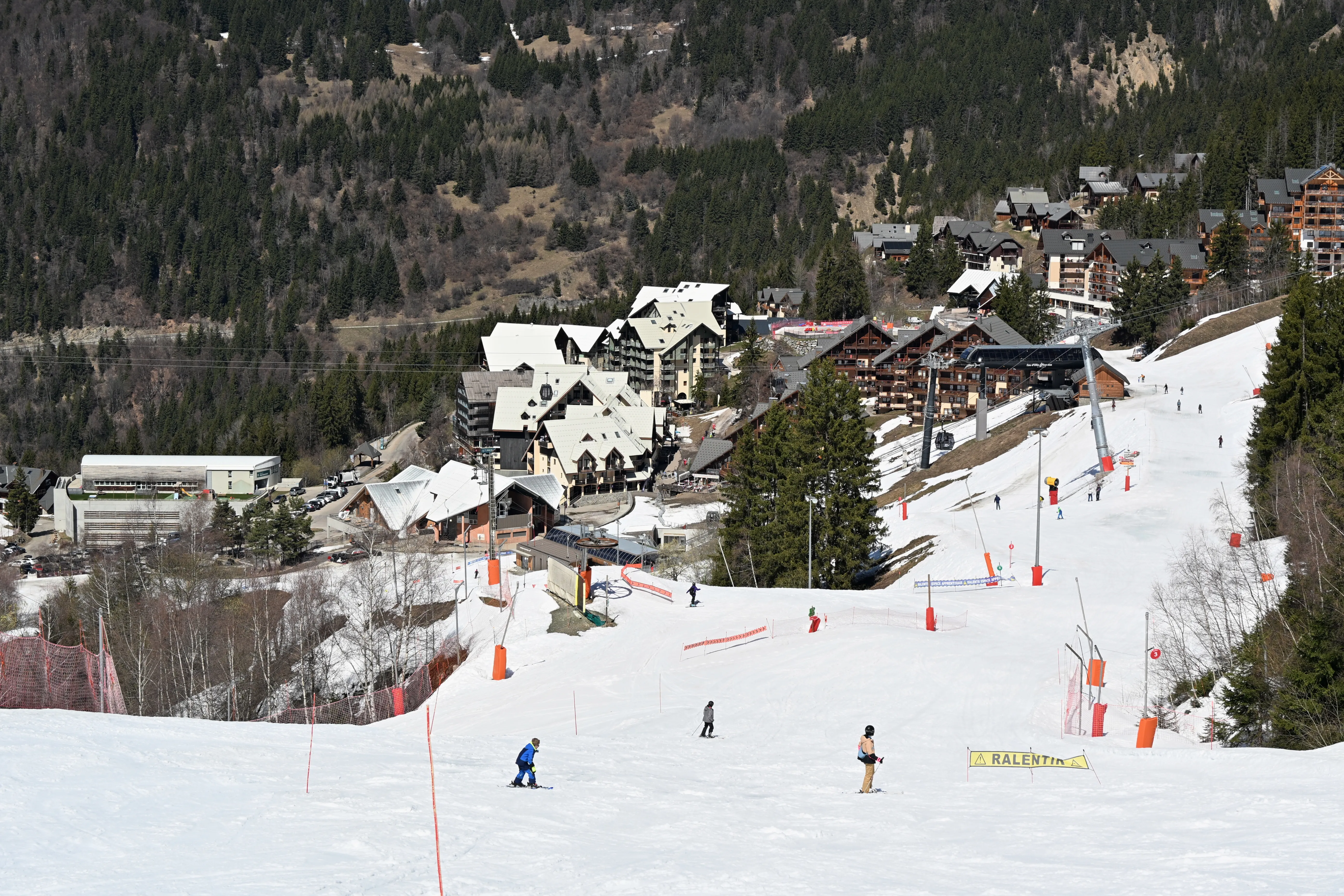 La station d'Oz-en-Oisans